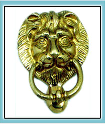 BRASS "LION" DOOR KNOCKERS